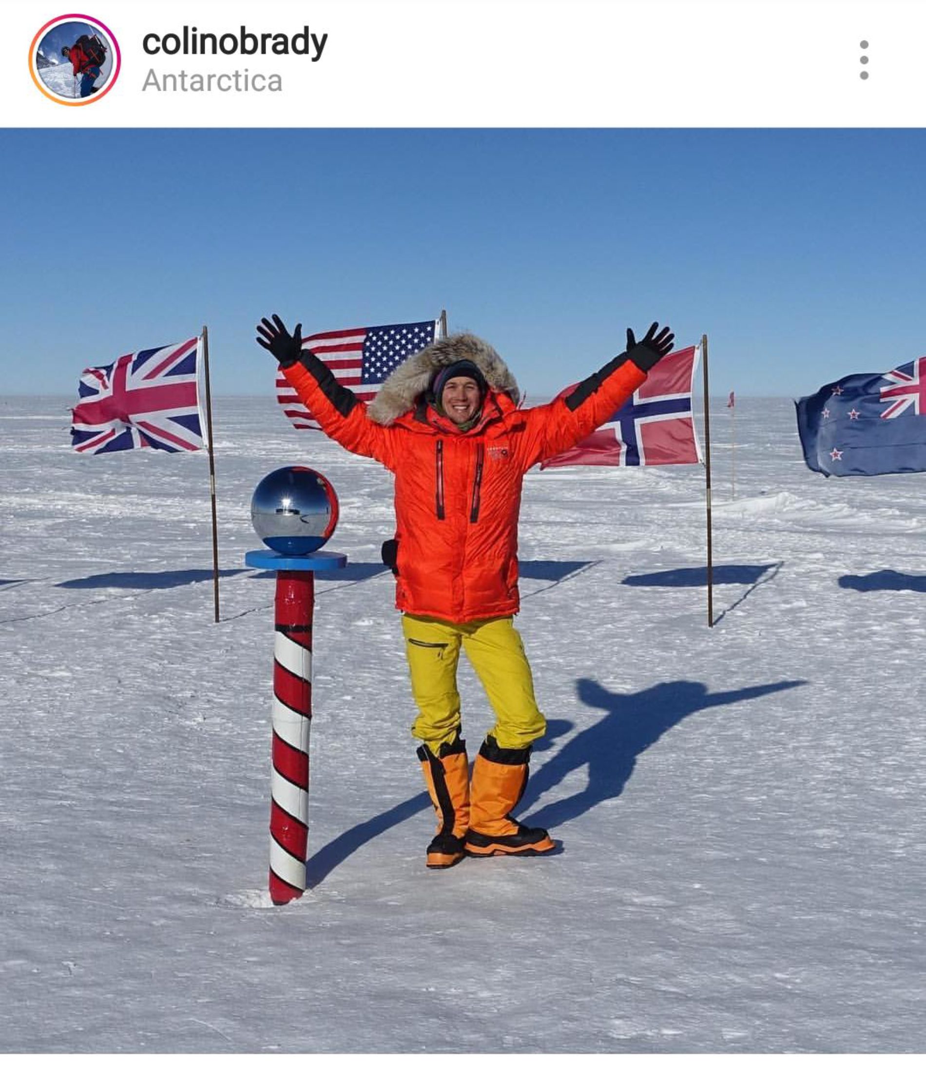 Americano se torna 1º homem a cruzar a Antártida a pé, sozinho e sem ajuda