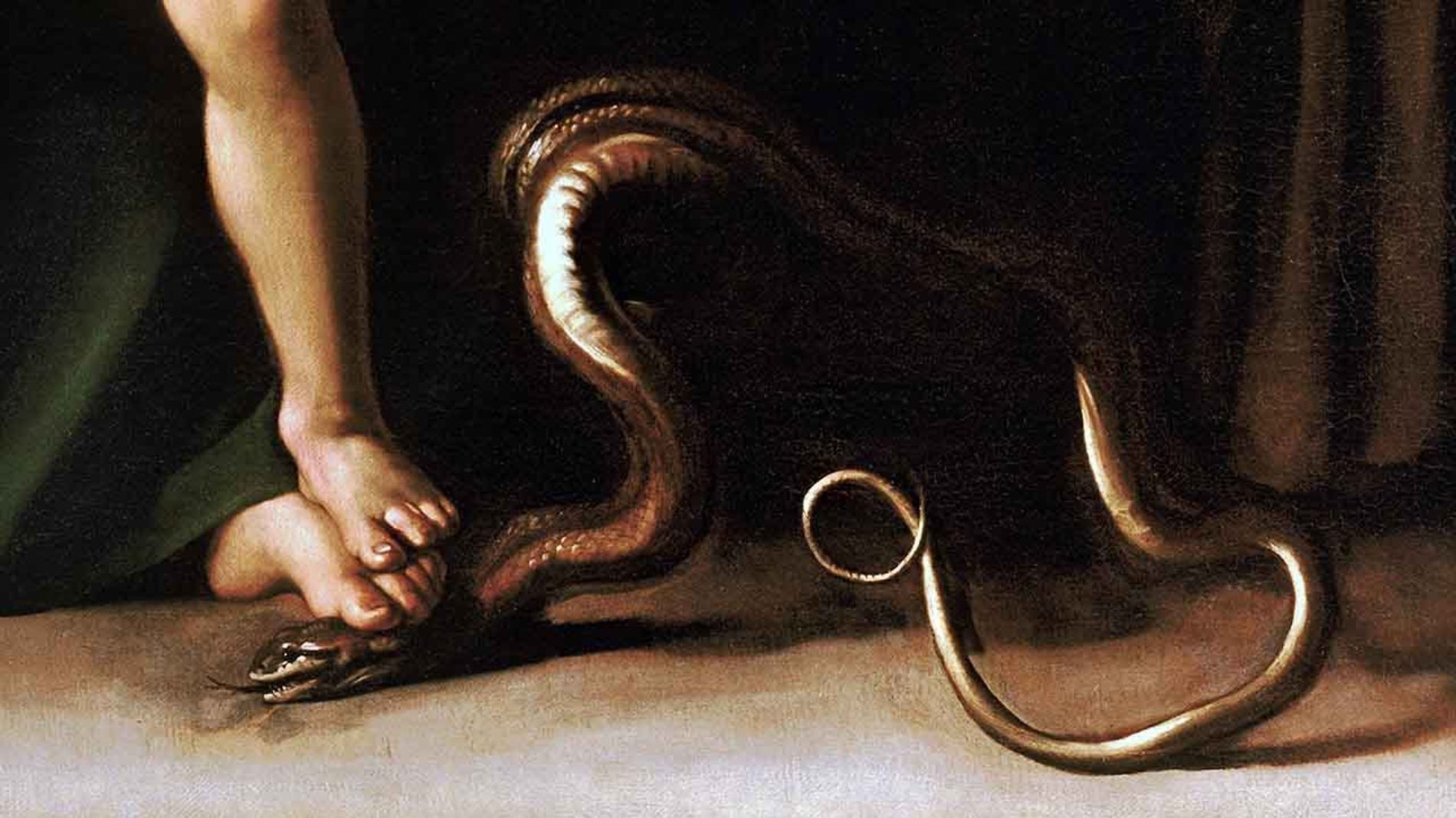 “Maria esmaga a cabeça da serpente”