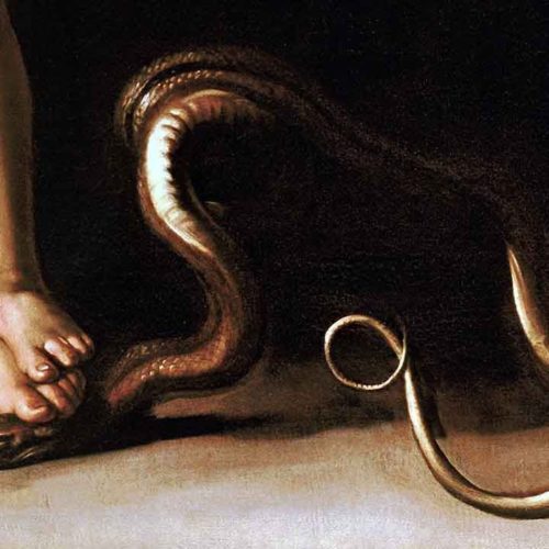 “Maria esmaga a cabeça da serpente”